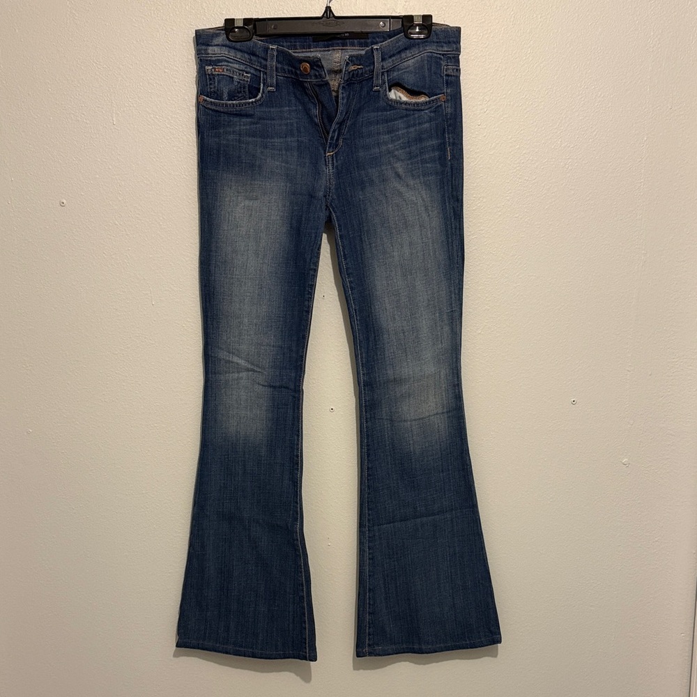 Joe's Jeans Low Rise Flare Leg Denim